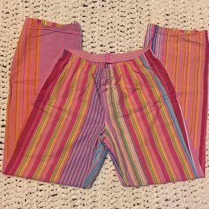 Colorful Stripped Pink by Victorias Secret Pants